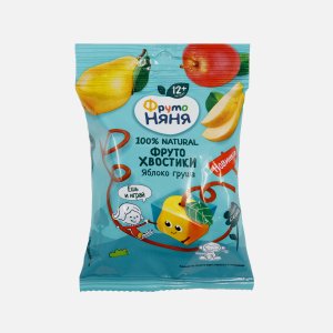 Фруктовые кусоч ФрутоНяня яблоко/груша с 12мес 15г