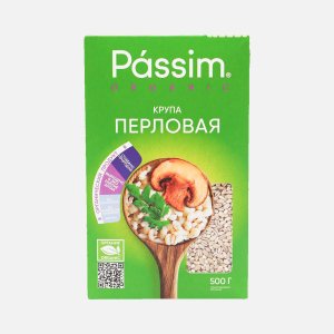 Крупа Пассим перловая органическая 500г