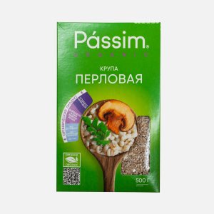 Крупа Пассим перловая органическая 500г
