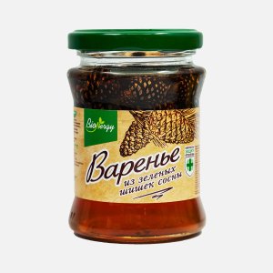 Варенье БиоНержи из зеленых шишек сосны ст/б 300г