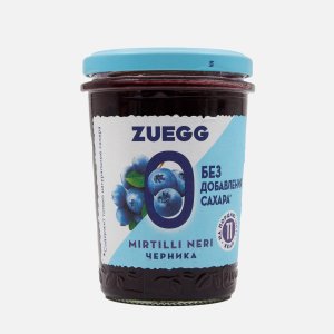 Конфитюр Цуегг Черника без сахара ст/б 220г