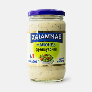 Майонез Заджамнае Французский 50% ст/б 350мл