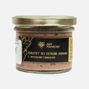 Паштет Дух Хакасии из печени марала с лесными грибами 85г
