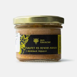Паштет Дух Хакасии из печени марала с вяленым перцем 85г