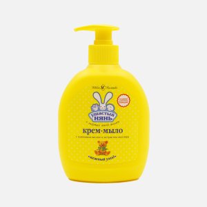 Крем-мыло Ушастый Нянь жидкое с оливк маслом/алоэ пл/уп 300мл