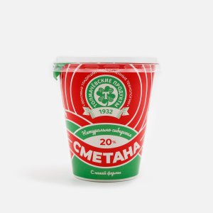 Сметана Толмачевские продукты 20% пл/ст 300г
