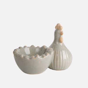 Подставка для яйца Курица L10 W6 H7,5см фарфор 816086