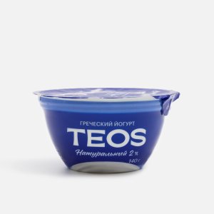 Йогурт Теос Греческий натуральный 2% пл/ст 140г