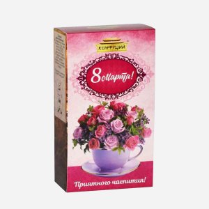Чай Конфуций Малиновый закат 8 мар черный с лепест розы к/к 70г