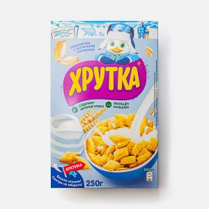 Завтрак Нестле Хрутка молочные подушечки к/к 250г