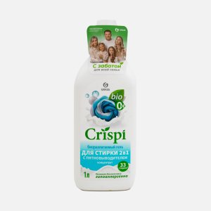 Гель Грасс Криспи д/стирки 2в1 с пятновыводителем 1л