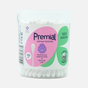 Палочки ватные Премиал пл/б 100шт