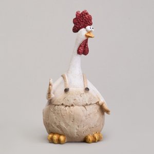Фигурка Лефард Петух 6,5х4,5х13см фарфор 146-2175