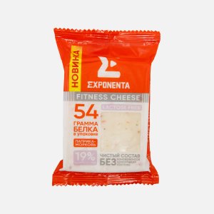 Сыр Экспонента Фитнес Чиз с паприкой и морковью 35% 180г