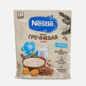 Каша Нестле Гречневая с курагой молочная с 5мес 200г