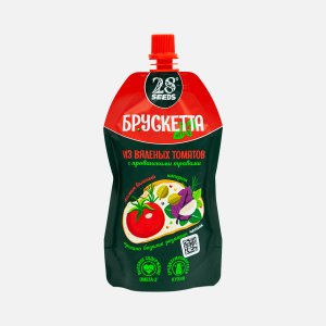 Брускетта 28 Сидс из вяленых томатов с прованскими травами дой/пак 150г