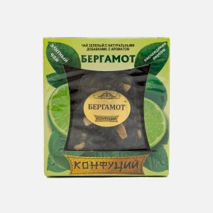 Чай Конфуций Бергамот зеленый ст/б 90г