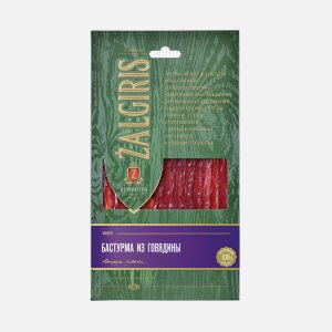 Бастурма Залгирис Деликатесная из говядины в/у 50г