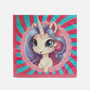 Салфетки НД Плей Единорожка 3сл 33*33см бум 20шт 313920