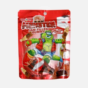 Конфеты Монстер 4D Кола мармеладные с начинкой 50г