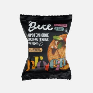 Печенье Бите овсяное с фундуком протеиновое 69г