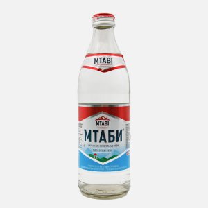 Вода Мтаби минеральная природная питьевая газированная ст/б 0,45л