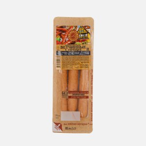 Колбаски Мясная история Ветчинные с горчицей п/к м/а 200г