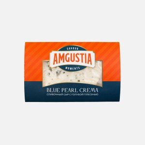 Сыр Амгустия Блю Перл Крема мягкий 67% пл/уп 90г