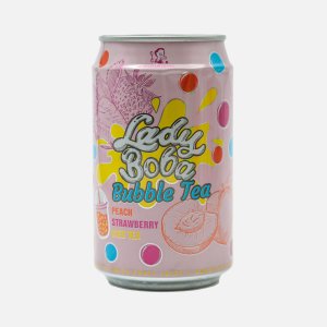Напиток Мадам Хонг БаблТи ЛедиБоба персик/клубника 320мл