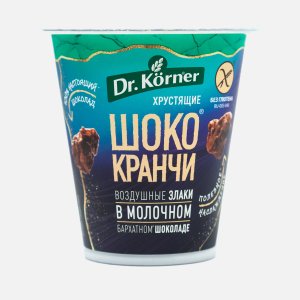 Шококранчи Др Корнер кукурузно-рисовые с карамелью в молочном шоколаде 40г