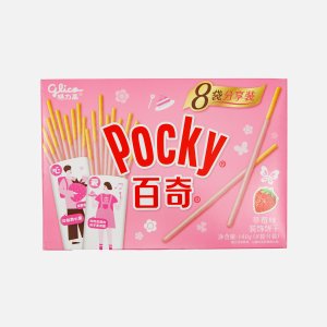 Печенье Поки Палочки со вкусом клубники 140г