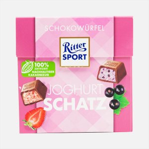 Набор конфет Риттер Спорт Шоко Куб c йогуртовой начинкой 176г