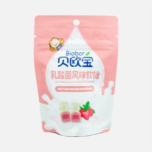 Мармелад Биобор со вкусом клубники с лактобактериями 45г