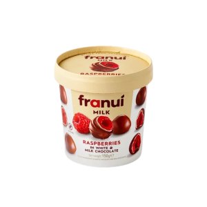 Малина Франуи в белом и молочном шоколаде заморож 150г