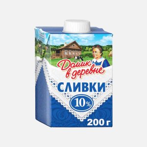 Сливки Домик в деревне д/х 10% т/р 200г