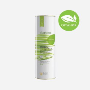 Масло Вассилакис оливковое Чаризма Органик ЭВ от 0,4 до 0,5% ж/б 1л
