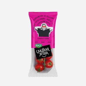 Томаты черри Сладкая ягода крас круглые на ветке 200г