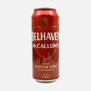 Пиво Белхевен Маккалумс Стаут темн фильтр паст 4.1% ж/б 0,44л