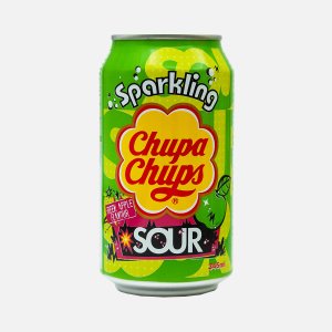 Напиток Чупа Чупс Кислое зеленое яблоко газ ж/б 345мл