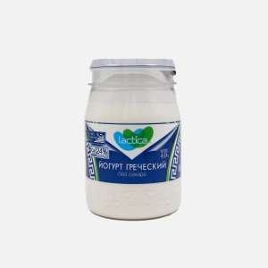 Йогурт Лактика Греческий натуральный б/сахара 4% пл/б 190г