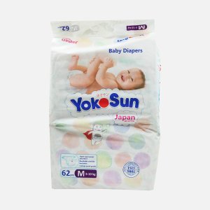 Подгузники Йокосан на липучках д/детей M 5-10кг 62шт