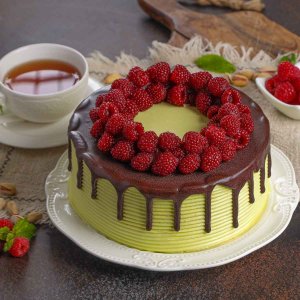 Торт Фисташка/малина вес