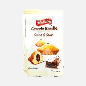 Бисквиты Пиу Буоно Гранде Нанетте с шоколадной начинкой 200г