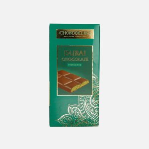 Шоколад Шокоделика Дубай молоч с начинкой фисташка 50г