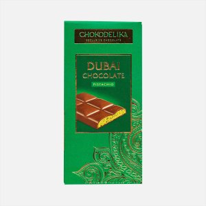 Шоколад Шокоделика Дубай молоч с начинкой фисташка 50г