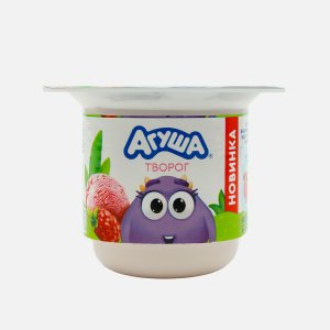 Творог Агуша Малиновый пломбир 3.9% с 12мес 100г