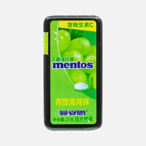 Леденцы Ментос со вкусом зелен винограда без сах 21г