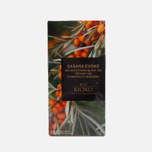 Чай Киоко черный с розмарином и ароматом облепихи 25пак*2г 50г