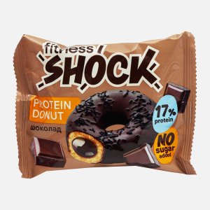 Донат ФитнесШок с шоколадной начинкой 70г