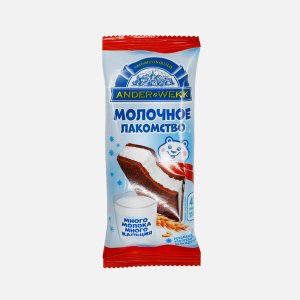 Десерт Андер&Векк молочный с шоколадным бисквитом 40г